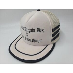 Vintage Sunset Bargain Box 3 Stripes‎ Mesh Trucker Snapback (Fits Small) Hat Cap